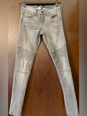 Flying Monkey Light Grey Moto Jeans